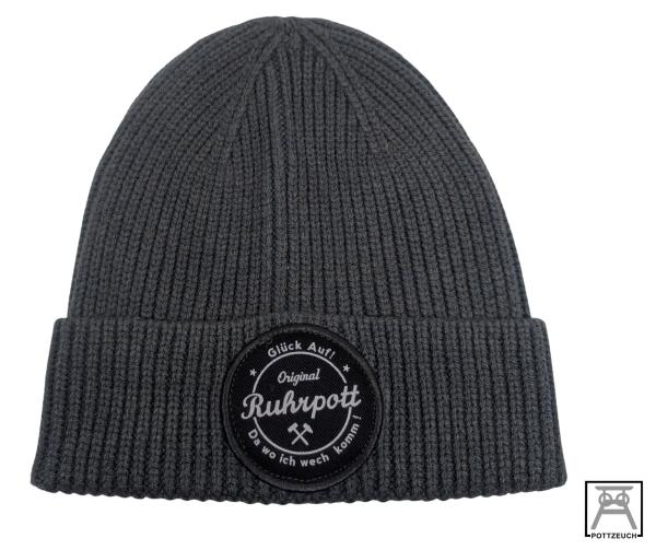 Ruhrpott Beanie grau Original